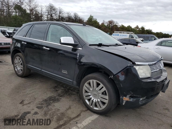 2009 Lincoln MKX with VIN 2LMDU88C19BJ11932, listed as a Copart auction lot 72809804 with 178,465 mi miles and Non Repairable. Bid and sale history available at carsss.com. Image 4.