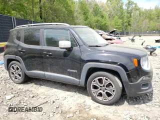 2015 Jeep Renegade Limited with VIN ZACCJADTXFPB46574, listed as a Copart auction lot 54161285 with 99,801 mi miles and Clean Title. Bid and sale history available at DreamBid. Image 4.