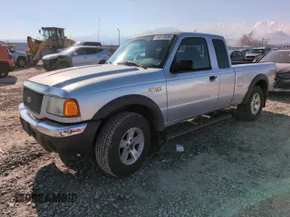 2002 Ford Ranger XL Fleet with VIN 1FTZR45E72PA98253, listed as a Copart auction lot 89013035 with 188,330 mi miles and Salvage Title. Bid and sale history available at carsss.com. Image 1.