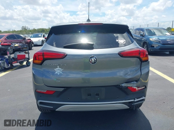 2020 Buick Encore GX Preferred with VIN KL4MMBS28LB080232, listed as a IAAI auction lot 42536040 with 62,189 mi miles and . Bid and sale history available at DreamBid. Image 16.