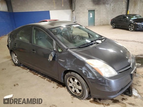 2008 Toyota Prius with VIN JTDKB20U083405982, listed as a Copart auction lot 53852895 with Not provided miles and Salvage title. Bid and sale history available at DreamBid. Image 4.
