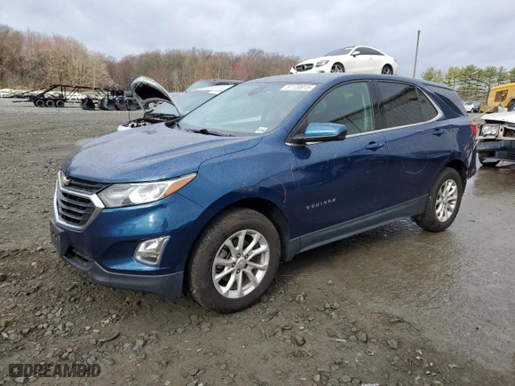 2020 Chevrolet Equinox LT with VIN 2GNAXUEV3L6132846, listed as a Copart auction lot 51120915 with 75,273 mi miles and Salvage Title. Bid and sale history available at carsss.com. Image 1.