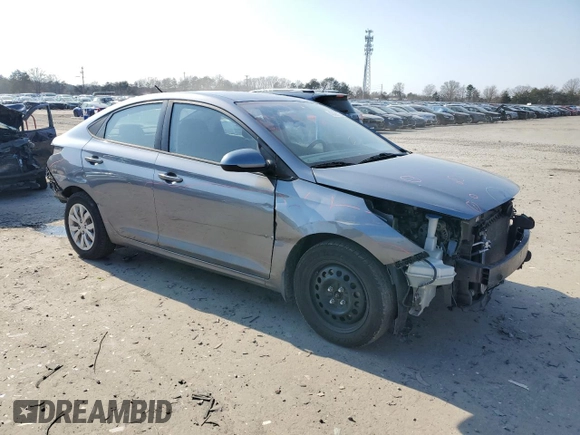 2020 Hyundai Accent SE with VIN 3KPC24A6XLE113855, listed as a Copart auction lot 43426135 with 118,399 mi miles and Salvage Title. Bid and sale history available at carsss.com. Image 4.