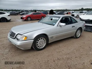1997 Mercedes-Benz SL-Class with VIN WDBFA63F4VF148651, listed as a Copart auction lot 75893884 with 96,697 mi miles and Clean Title. Bid and sale history available at carsss.com. Image 1.