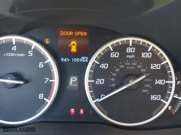 2018 Acura RDX w/Technology Pkg with VIN 5J8TB3H58JL008583, listed as a IAAI auction lot 41761974 with 105,984 mi miles. Bid and sale history available at carsss.com. Image 16.