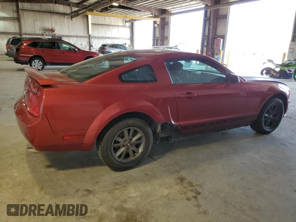 2005 Ford Mustang Deluxe with VIN 1ZVFT80N255148461, listed as a Copart auction lot 54378275 with 169,599 mi miles and Clean Title. Bid and sale history available at carsss.com. Image 3.
