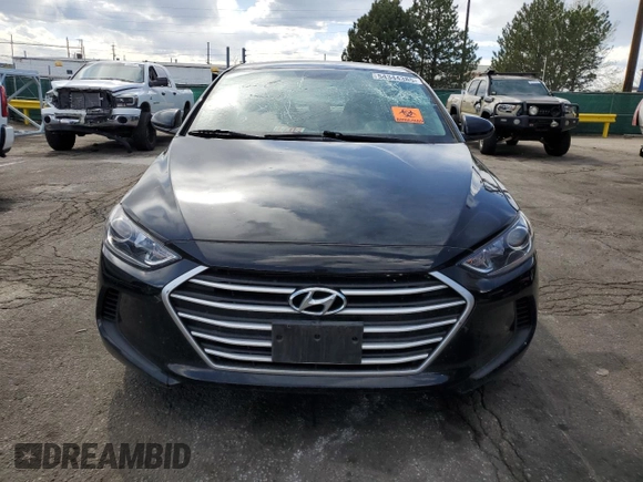 2018 Hyundai Elantra SEL with VIN 5NPD84LF6JH397266, listed as a Copart auction lot 54344385 with 51,536 mi miles and Non Repairable. Bid and sale history available at DreamBid. Image 5.