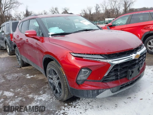 2023 Chevrolet Blazer LT z VIN 3GNKBJRS1PS225535, wystawiony jako IAAI lot #41389360 z przebiegiem 7 197 mil mil oraz . Historia ofert i sprzedaży dostępna na DreamBid. Obrazek 1.