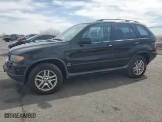 2005 BMW X5 3.0i with VIN 5UXFA13575LY23212, listed as a Copart auction lot 50240335 with 147,014 mi miles and Salvage Title. Bid and sale history available at carsss.com. Image 1.