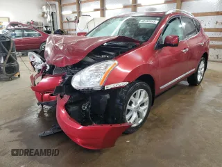 2012 Nissan Rogue S with VIN JN8AS5MT1CW275401, listed as a Copart auction lot 48152555 with 41,204 mi miles and Salvage Title. Bid and sale history available at carsss.com. Image 1.