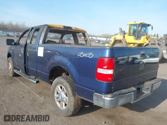 2008 Ford F-150 STX with VIN 1FTRX14W18FC25107, listed as a IAAI auction lot 42112634 with Not Provided miles. Bid and sale history available at carsss.com. Image 3.