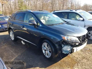 2010 Lexus RX 450h with VIN JTJBC1BA0A2409128, listed as a IAAI auction lot 40979987 with 225,063 mi miles and . Bid and sale history available at carsss.com. Image 1.