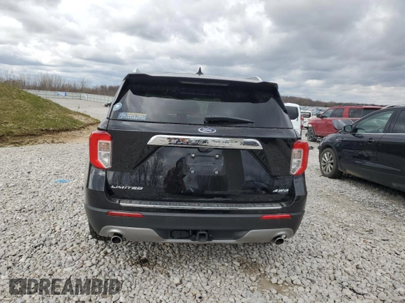 2023 Ford Explorer Limited z VIN 1FMSK8FH8PGA72821, wystawiony jako Copart lot #53086125 z przebiegiem 14 162 mil mil oraz Szkoda całkowita • Salvage title. Historia ofert i sprzedaży dostępna na DreamBid. Obrazek 6.