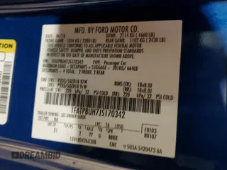 2018 Ford Mustang EcoBoost Premium with VIN 1FATP8UH7J5170342, listed as a Copart auction lot 52612615 with 97,277 mi miles and Salvage Title. Bid and sale history available at carsss.com. Image 12.