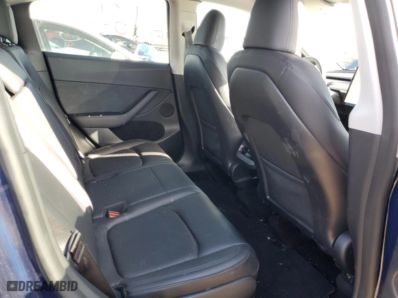 2023 Tesla Model Y Long Range with VIN 7SAYGAEE0PF884190, listed as a Copart auction lot 46318295 with 0 mi miles and Salvage Title. Bid and sale history available at carsss.com. Image 10.