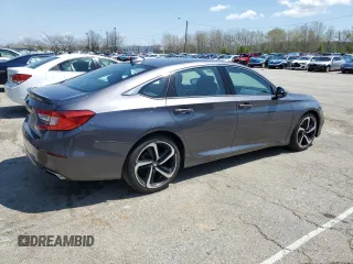 2019 Honda Accord Sport with VIN 1HGCV1F3XKA116343, listed as a Copart auction lot 52596185 with 44,187 mi miles and Salvage Title. Bid and sale history available at DreamBid. Image 3.