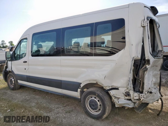 2018 Ford Transit Passenger XL z VIN 1FBAX2CM6JKA67593, wystawiony jako Copart lot #54932145 z przebiegiem 27 491 mil mil oraz Szkody całkowita. Historia ofert i sprzedaży dostępna na DreamBid. Obrazek 2.