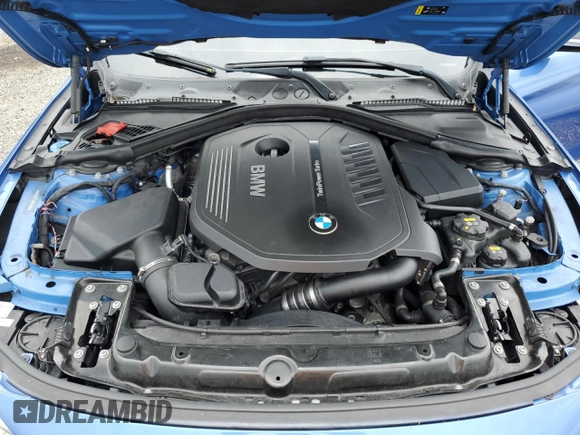 2017 BMW 4 Series 440i with VIN WBA4P1C51HK522059, listed as a Copart auction lot 60255554 with 76,289 mi miles and Salvage Title. Bid and sale history available at carsss.com. Image 11.