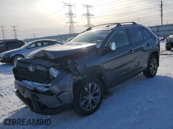2023 Toyota RAV4 Hybrid XLE Premium with VIN JTMB6RFV8PD082318, listed as a Copart auction lot 45563635 with 36,433 mi miles and Salvage Title. Bid and sale history available at carsss.com. Image 1.