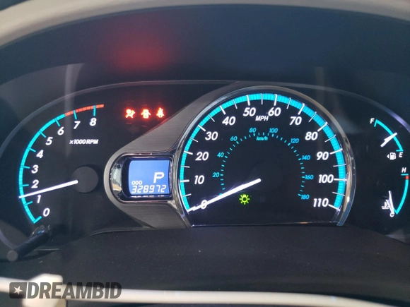 2012 Toyota Sienna XLE AAS with VIN 5TDYK3DC5CS187675, listed as a Copart auction lot 55211635 with 328,972 mi miles and Clean Title. Bid and sale history available at DreamBid. Image 9.