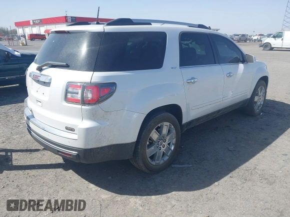 2017 GMC Acadia Limited with VIN 1GKKRSKD5HJ218522, listed as a IAAI auction lot 41835567 with Not provided miles and . Bid and sale history available at DreamBid. Image 4.
