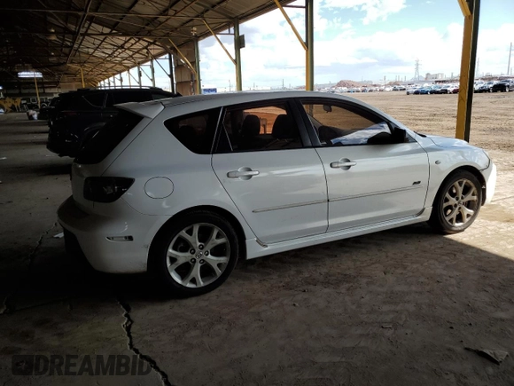 2008 Mazda 3 s GT *Ltd Avail* with VIN JM1BK344481154962, listed as a Copart auction lot 52568505 with 221,982 mi miles and Salvage Title. Bid and sale history available at carsss.com. Image 3.