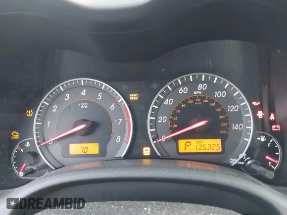 2010 Toyota Corolla with VIN 2T1BU4EEXAC416895, listed as a IAAI auction lot 41697477 with 135,325 mi miles and . Bid and sale history available at DreamBid. Image 7.