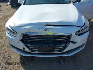 2019 Genesis G90 3.3T Premium with VIN KMHG34JA4KU053344, listed as a IAAI auction lot 41189899 with 15,663 mi miles. Bid and sale history available at carsss.com. Image 6.