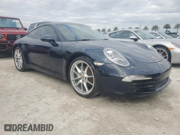 2015 Porsche 911 Carrera with VIN WP0AA2A94FS106572, listed as a Copart auction lot 75104304 with 25,136 mi miles and Non Repairable. Bid and sale history available at carsss.com. Image 4.