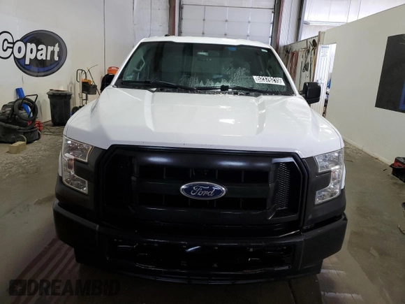 2017 Ford F-150 XL with VIN 1FTEX1C88HKD34074, listed as a Copart auction lot 52376215 with 152,837 mi miles and Clean Title. Bid and sale history available at carsss.com. Image 5.