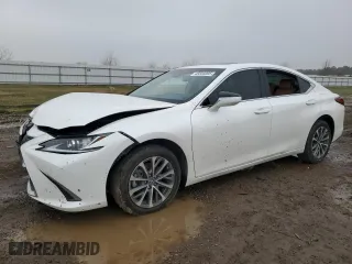 2022 Lexus ES with VIN 58ADZ1B10NU137639, listed as a Copart auction lot 45655005 with 17,407 mi miles and Salvage Title. Bid and sale history available at carsss.com. Image 1.