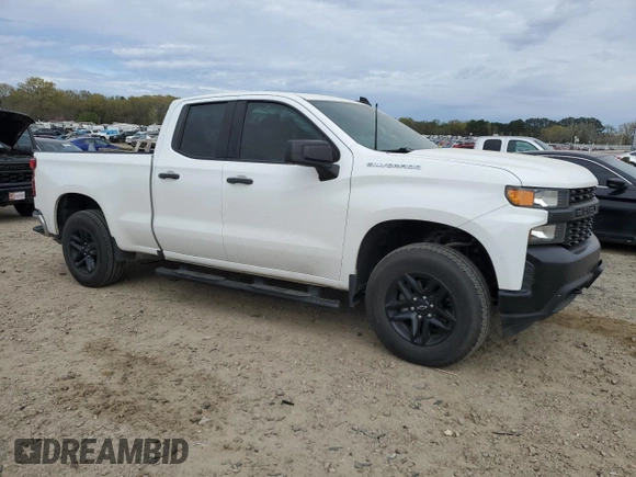 2019 Chevrolet Silverado 1500 Work Truck with VIN 1GCRYAEH3KZ277969, listed as a Copart auction lot 50386125 with 70,657 mi miles and Salvage Title. Bid and sale history available at DreamBid. Image 4.