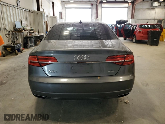 2017 Audi A8 with VIN WAU44AFDXHN009967, listed as a Copart auction lot 60536285 with 103,759 mi miles and Clean title. Bid and sale history available at DreamBid. Image 6.