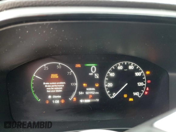 2024 Honda CR-V Sport with VIN 7FARS5H51RE030917, listed as a Copart auction lot 86434054 with 21,952 mi miles and Salvage Title. Bid and sale history available at DreamBid. Image 9.