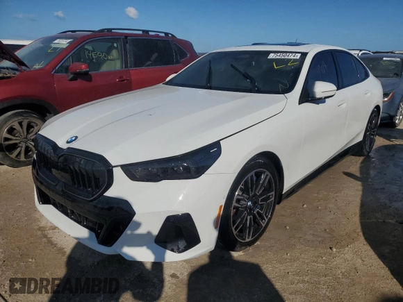 2024 BMW 5 Series 540i xDrive with VIN WBA63FJ00RCS54173, listed as a Copart auction lot 75450474 with 0 mi miles and Non Repairable. Bid and sale history available at carsss.com. Image 1.