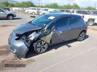 2016 Nissan LEAF SV with VIN 1N4BZ0CP5GC300090, listed as a IAAI auction lot 41896742 with 66,529 mi miles. Bid and sale history available at carsss.com. Image 2.