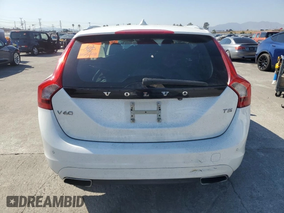 2015 Volvo V60 T5 Drive-E Platinum with VIN YV140MED7F1186220, listed as a Copart auction lot 66908664 with 109,782 mi miles and Salvage Title. Bid and sale history available at carsss.com. Image 6.