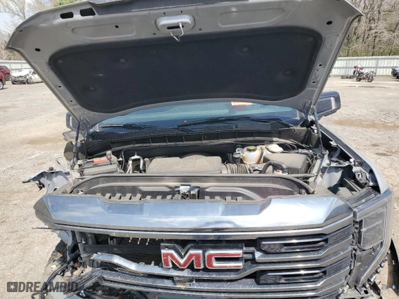 2024 GMC Sierra 1500 AT4 with VIN 1GTUUEEL9RZ159033, listed as a Copart auction lot 49332285 with 23,994 mi miles and Salvage Title. Bid and sale history available at carsss.com. Image 12.
