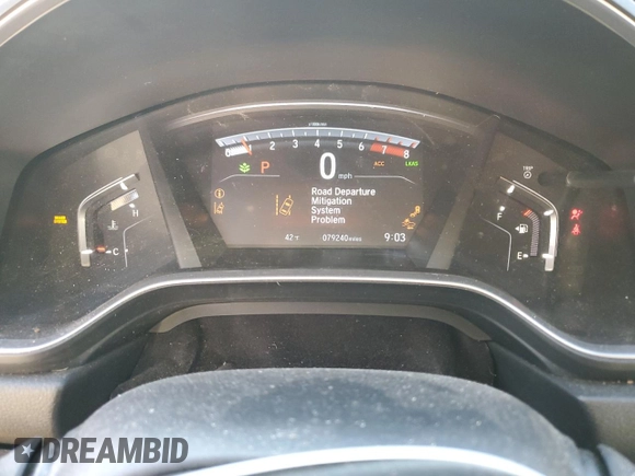 2021 Honda CR-V EX with VIN 7FARW1H5XME012891, listed as a Copart auction lot 86618774 with 79,240 mi miles and Salvage Title. Bid and sale history available at carsss.com. Image 9.