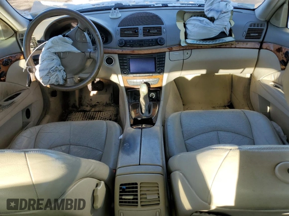 2004 Mercedes-Benz E-Class 3.2L with VIN WDBUF82J84X121052, listed as a Copart auction lot 46102465 with 0 mi miles and Salvage Title. Bid and sale history available at carsss.com. Image 8.