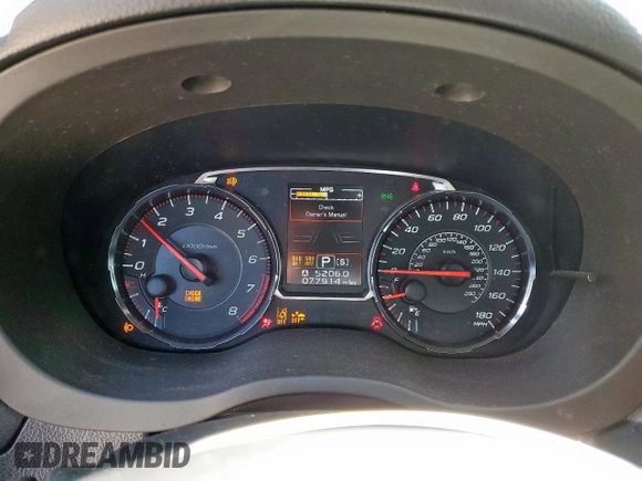 2018 Subaru WRX Limited with VIN JF1VA1L67J8828239, listed as a Copart auction lot 51913885 with 77,914 mi miles and Salvage title. Bid and sale history available at DreamBid. Image 9.