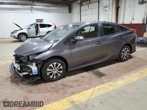 2022 Toyota Prius LE with VIN JTDKAMFP9N3210281, listed as a Copart auction lot 43341595 with 10,502 mi miles and Salvage title. Bid and sale history available at DreamBid. Image 1.