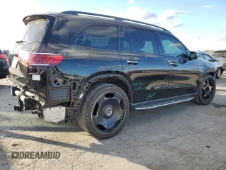 2022 Mercedes-Benz GLS 63 AMG with VIN 4JGFF8KE6NA826302, listed as a Copart auction lot 75299524 with 31,346 mi miles and Salvage Title. Bid and sale history available at DreamBid. Image 3.