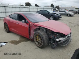 2021 Tesla Model S Plaid с VIN 5YJSA1E66MF436089, выставлен на аукционе Copart как лот 46114235 с пробегом Не указан миль и Списание • Salvage title. История ставок и продаж доступна на DreamBid. Изображение 4.