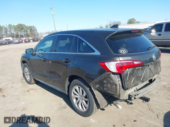 2016 Acura RDX with VIN 5J8TB4H36GL011656, listed as a IAAI auction lot 41421569 with 128,005 mi miles. Bid and sale history available at carsss.com. Image 3.