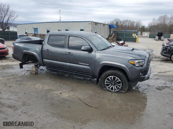 2023 Toyota Tacoma 4WD SR with VIN 3TMCZ5AN0PM582974, listed as a Copart auction lot 48390905 with 26,916 mi miles and Salvage Title. Bid and sale history available at carsss.com. Image 4.