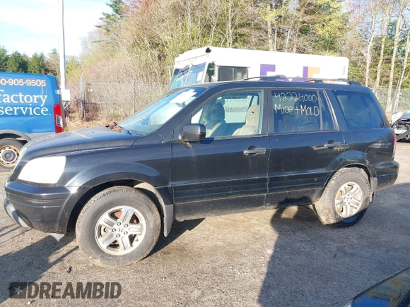 2004 Honda Pilot EX with VIN 5FNYF18484B001905, listed as a IAAI auction lot 42224000 with 254,787 mi miles and . Bid and sale history available at carsss.com. Image 12.
