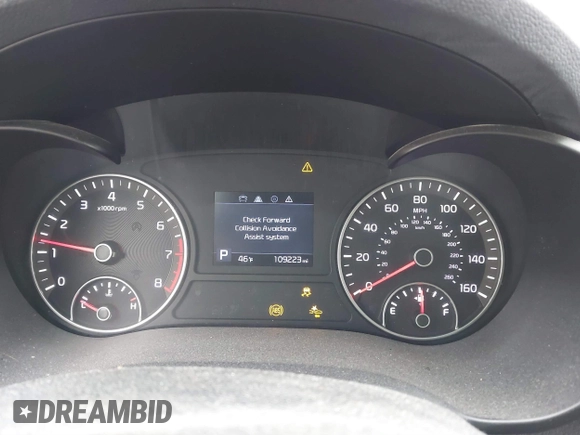 2019 Kia Optima LX with VIN 5XXGT4L35KG339342, listed as a IAAI auction lot 40863899 with 109,223 mi miles. Bid and sale history available at carsss.com. Image 7.