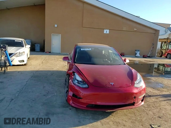 2018 Tesla Model 3 Long Range Battery with VIN 5YJ3E1EAXJF047285, listed as a Copart auction lot 87875175 with 114,896 mi miles and Salvage Title. Bid and sale history available at DreamBid. Image 10.