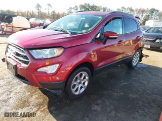 2018 Ford EcoSport SE with VIN MAJ6P1UL7JC204140, listed as a IAAI auction lot 41812577 with 76,968 mi miles. Bid and sale history available at carsss.com. Image 2.